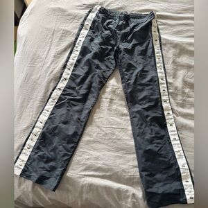 Women’s Obey Navy windbreaker wide leg Pants